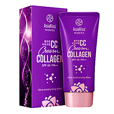 ASIAKISS Крем сс с коллагеном. Collagen CC cream, 60 мл.