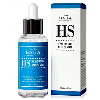 COS DE BAHA Сыворотка увлажняющая с гиалуроновой кислотой. Hyaluronic acid serum (HS), 60 мл.