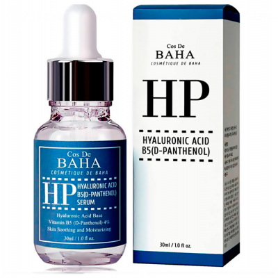 COS DE BAHA Сыворотка с гиалуроновой кислотой. Hyaluronic+B5serum (HP), 30 мл.