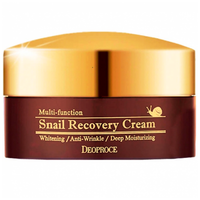 DEOPROCE Крем восстанавливающий с муцином улитки. Snail recovery cream, 100 гр.