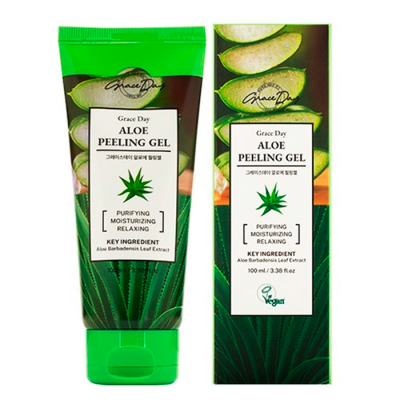 GRACE DAY Отшелушивающий гель с экстрактом алоэ вера. Aloe peeling gel, 100 мл.